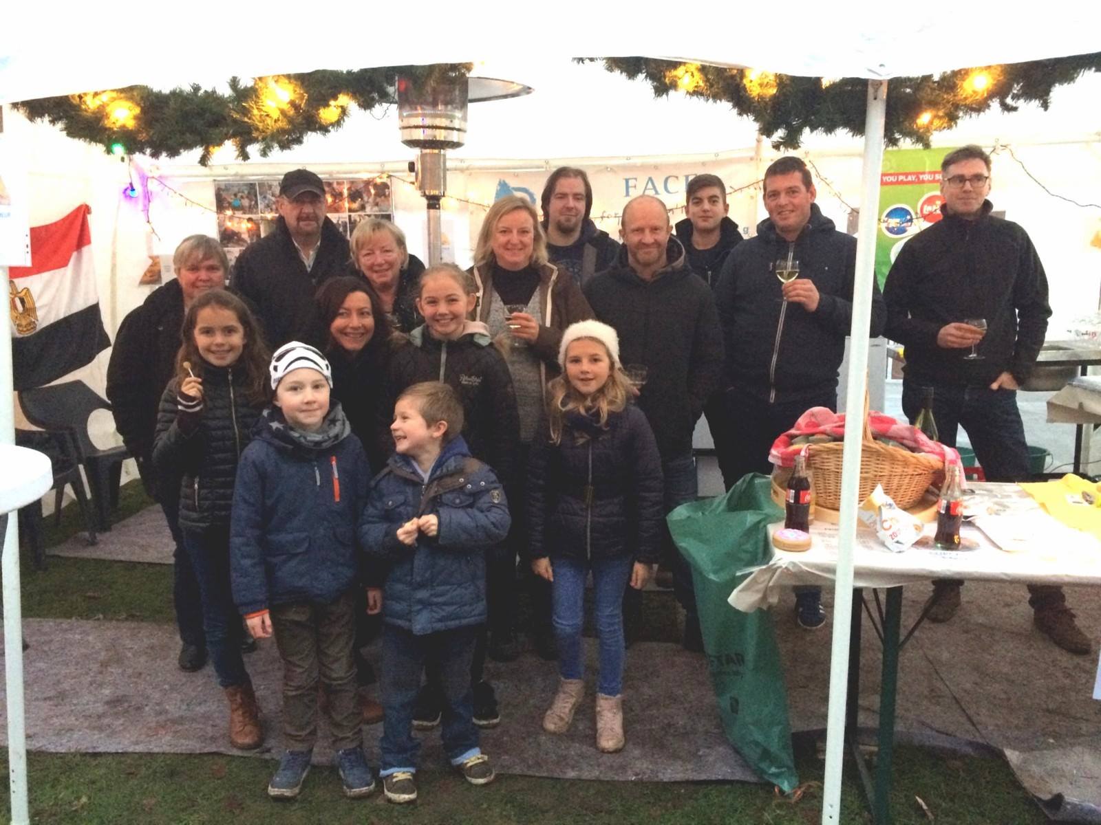 Belgian “Friends of FACE” participated at the Christmas Market in Berlare