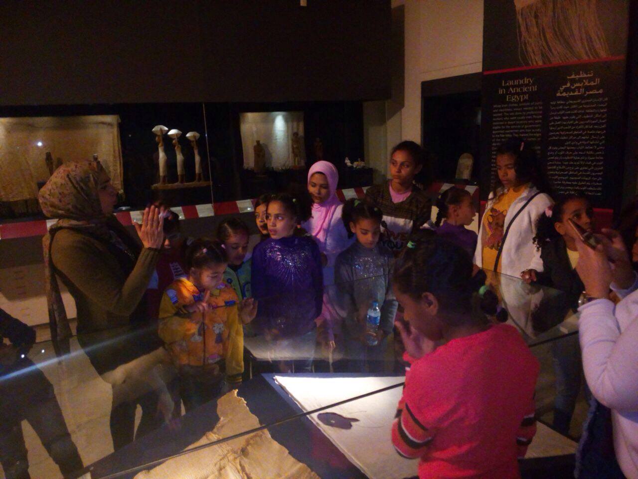 Egyptian Textile Museum special visit for the FACE children